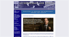 Desktop Screenshot of antidepressantadversereactions.com